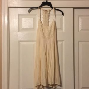 Cream colored casual summer dress